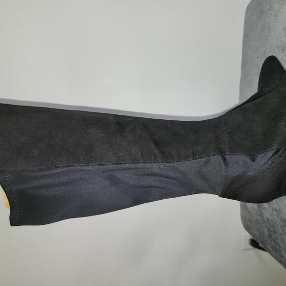 Charles By Charles David Pointed Toe Wedge Heeled Knee High Boots 8m - Picture 5 of 9
